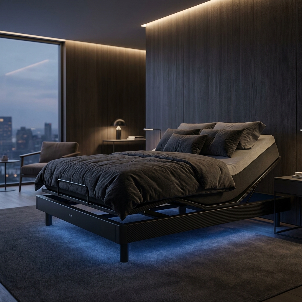 ReclineX bed hero render